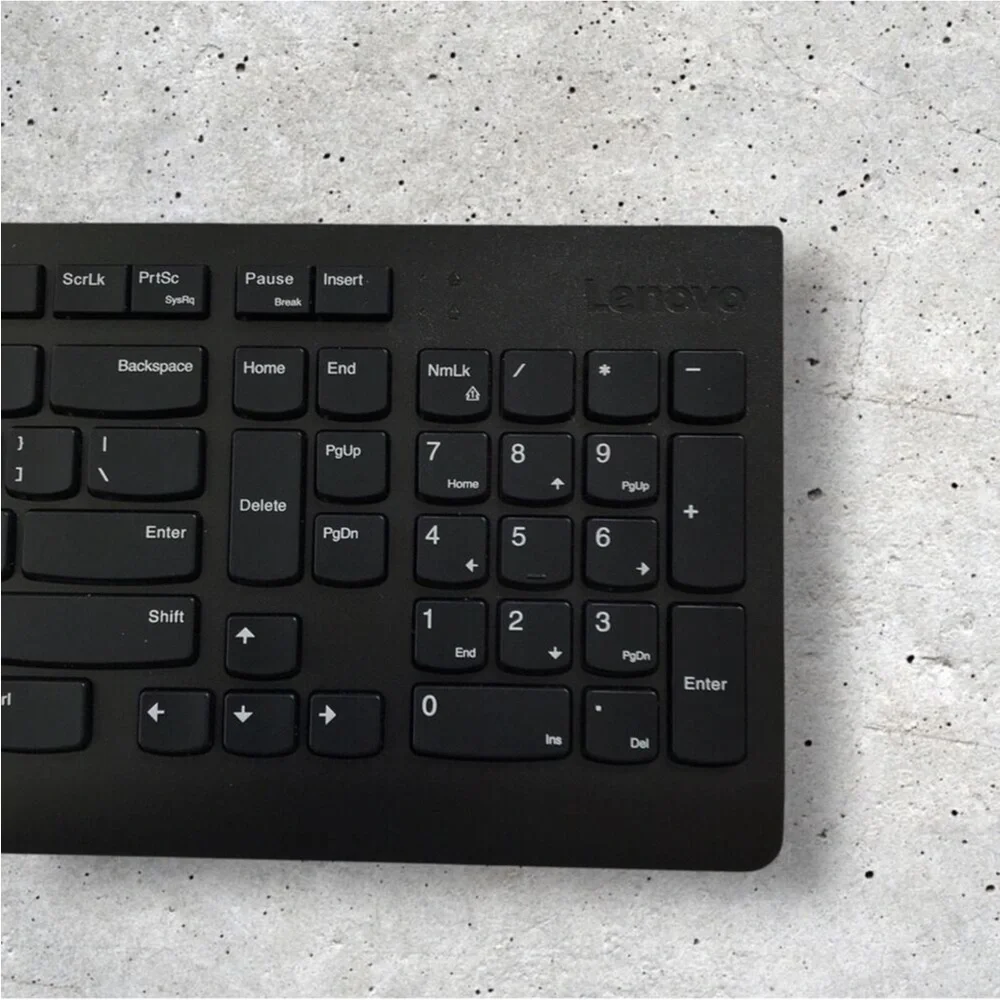 Lenovo NWOT Black Gaming Keyboard & Laser Mouse Both Wired